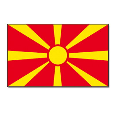 Vlag Macedonie Macedonie versiering Bellatio