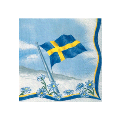 Servetten Zweden Zweden versiering Bellatio
