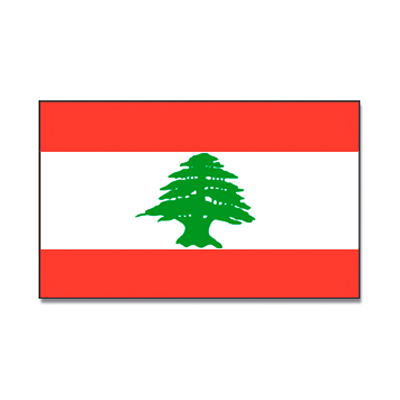 Vlag Libanon Libanon versiering Bellatio