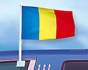 Autoraamvlag Roemenië Roemenie versiering Bellatio