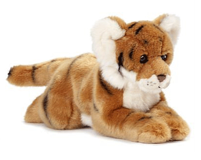 WNF tijger knuffel 28 cm liggend Knuffel tijgers WNF