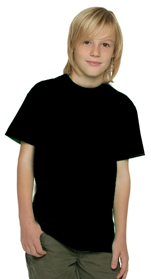 Zwarte kinder t-shirts pakket Shirts unisex kind Bellatio