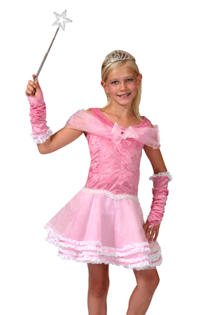 Roze elfjes kostuum voor meisjes Verkleedkleding meisjes Bellatio