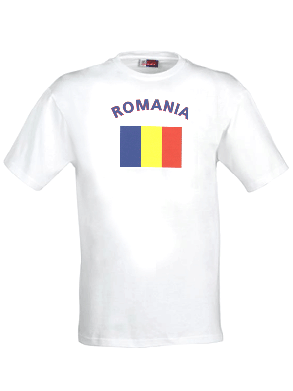 Romania t-shirt met vlag Roemenie versiering Bellatio