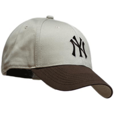 Yankees baseballcap zand met bruin Baseball caps Yankees