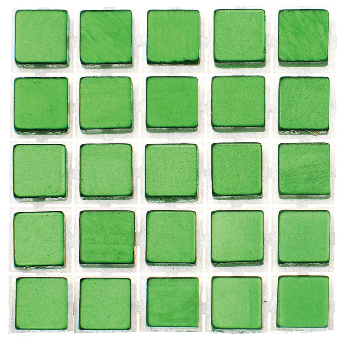 119x stuks mozaieken maken steentjes-tegels kleur groen 5 x 5 x 2 mm