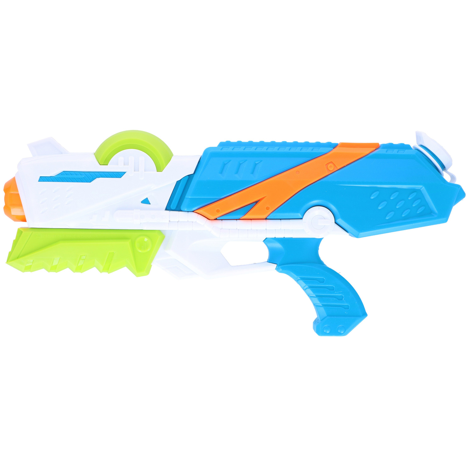 1x Waterpistolen/waterpistool wit/blauw van 41 cm kinderspeelgoed