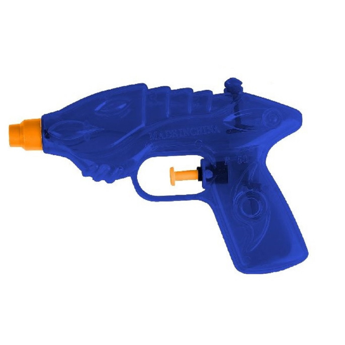 1x Waterpistool/waterpistolen blauw 16,5 cm