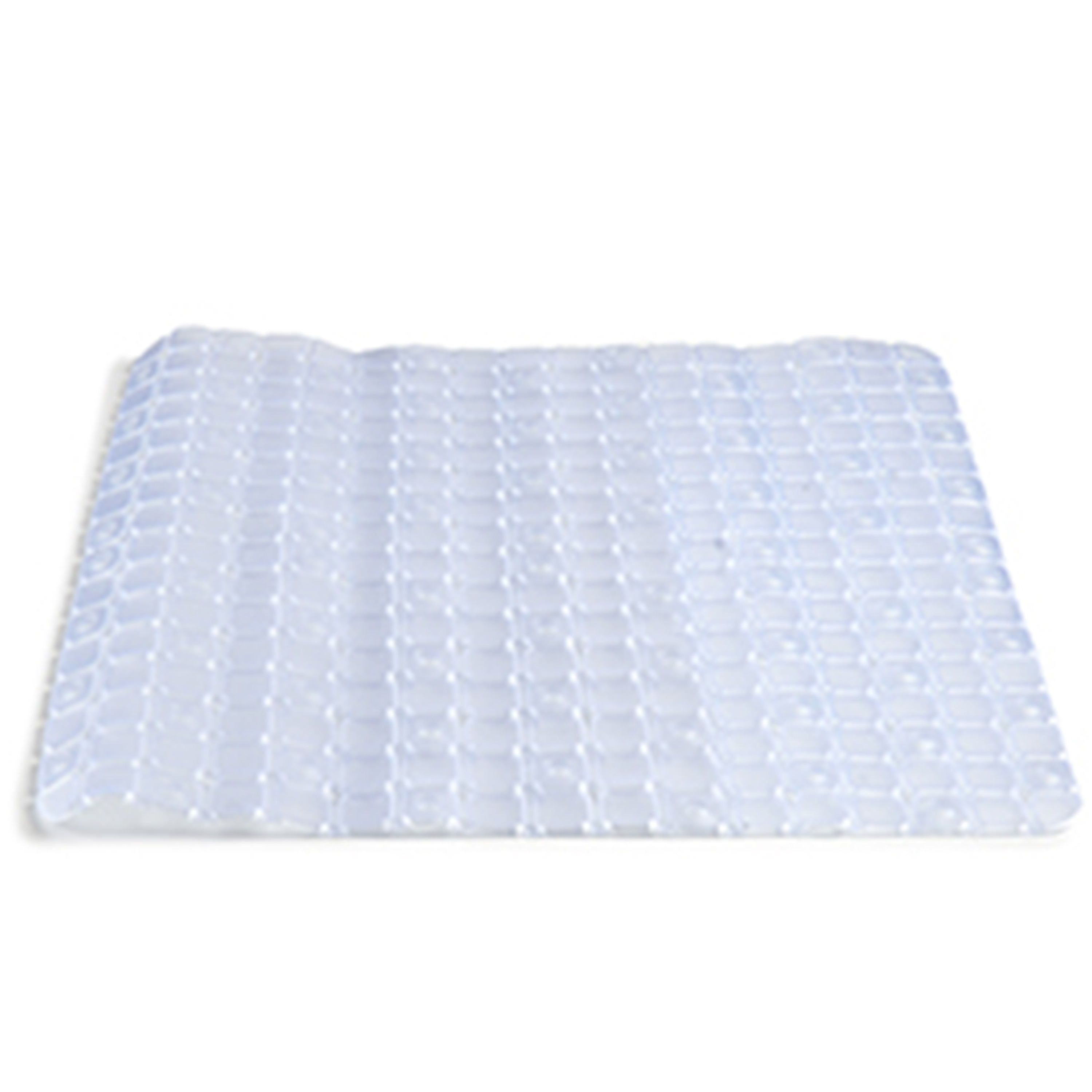 Anti-slip badkamer douche-bad mat transparant PVC 50 x 50 cm