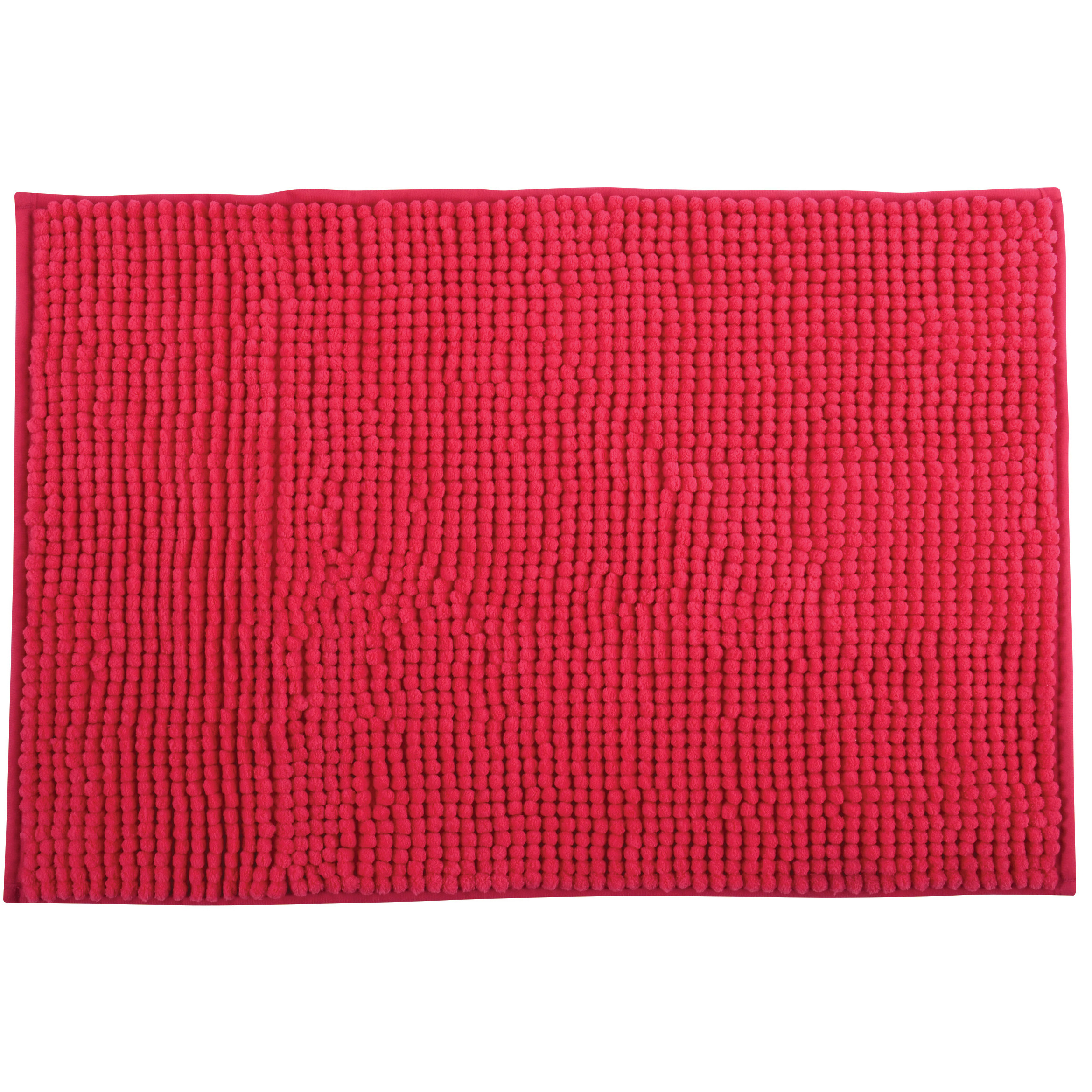 Badkamerkleedje-badmat tapijt voor op de vloer fuchsia roze 40 x 60 cm