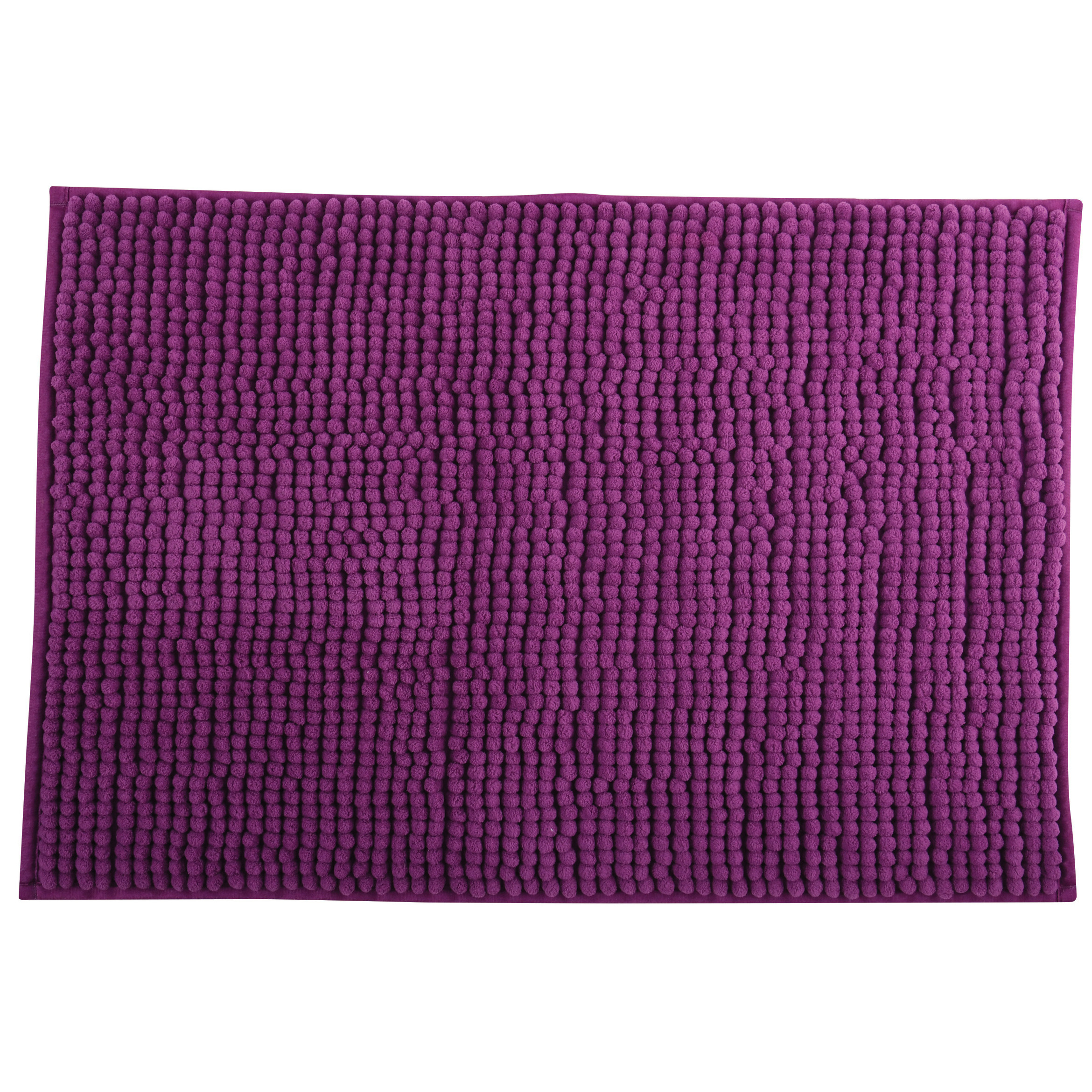 Badkamerkleedje-badmat tapijt voor op de vloer paars 40 x 60 cm