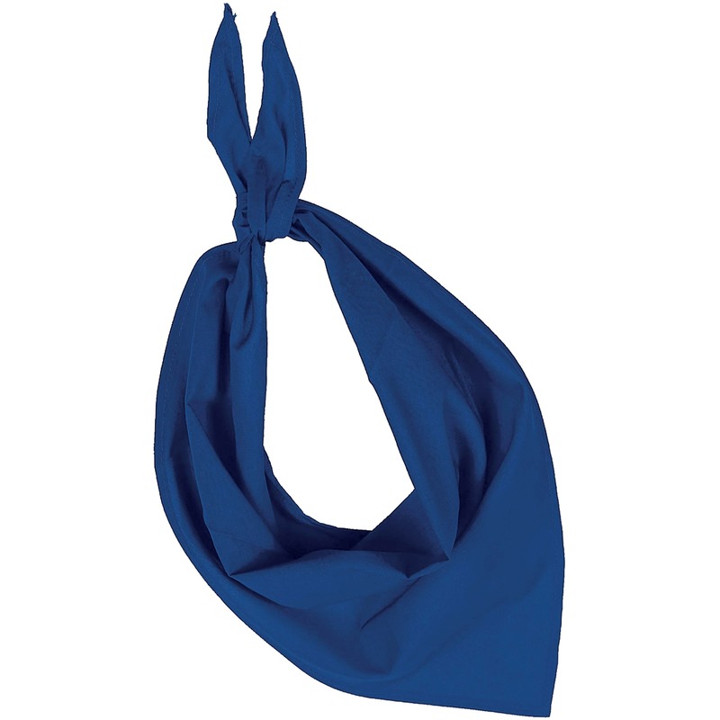 Bandana/zakdoek blauw voor volwassenen