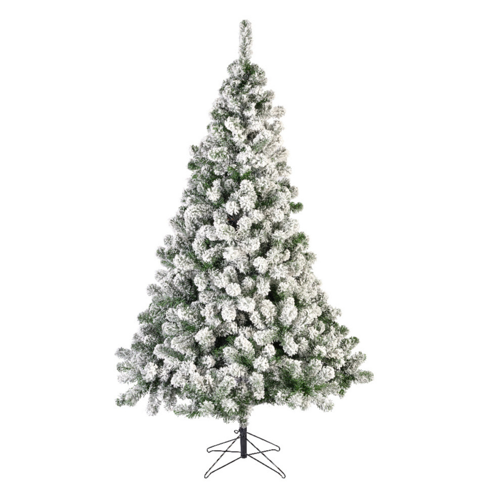 Bellatio Decorations kunst kerstboom 180 cm sneeuw 525 takken