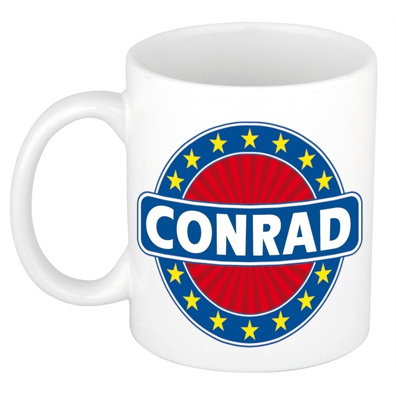 Conrad naam koffie mok-beker 300 ml