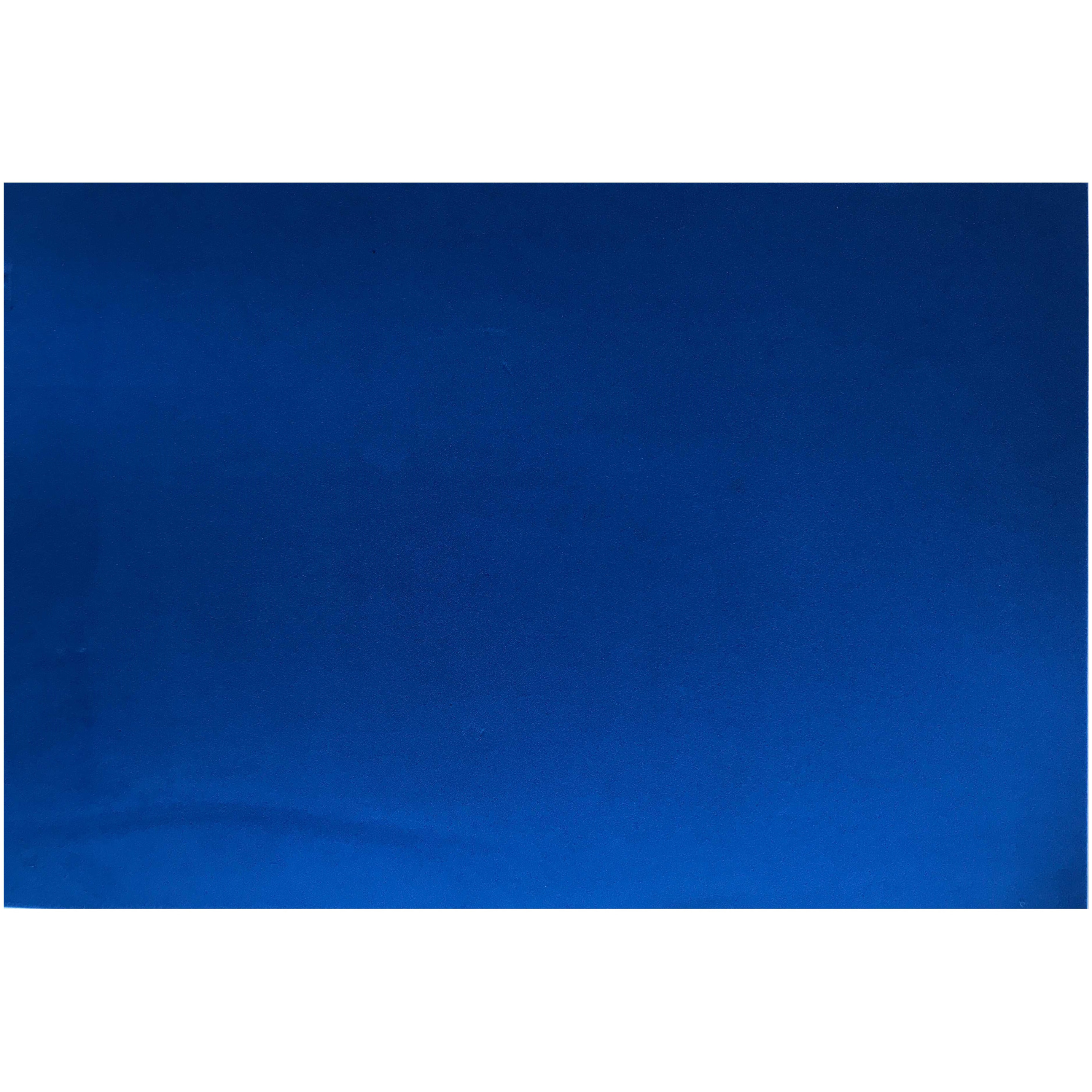 Crepla knutsel foam rubber blauw 20 x 30 cm