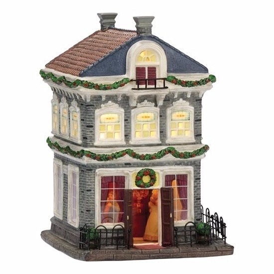 Dickensville Kerstdorp Friesland huisje Bolsward balzaal 21,5 cm