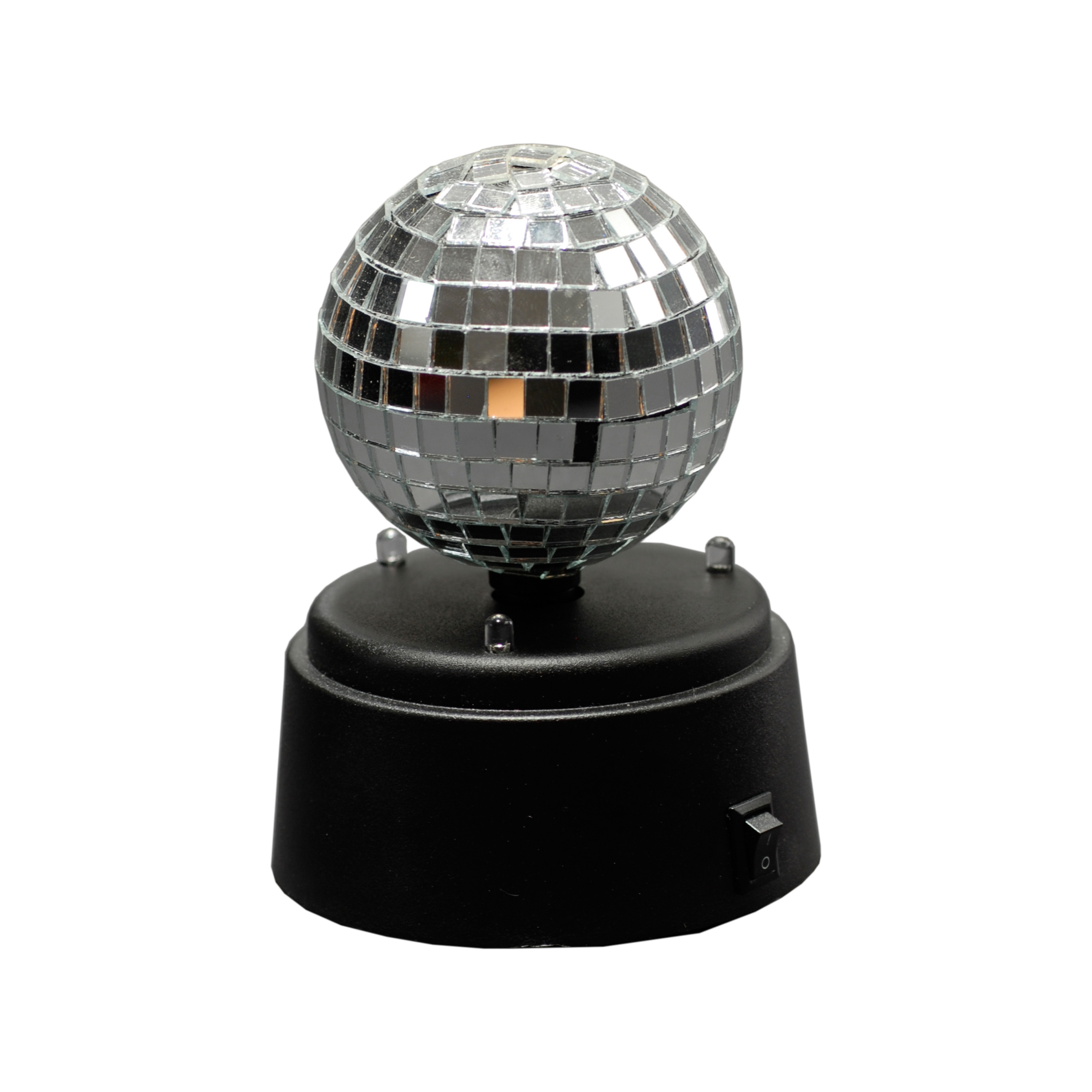 Disco party spiegel licht-disco bol zwart roterend Multi kleurige LED verlichting