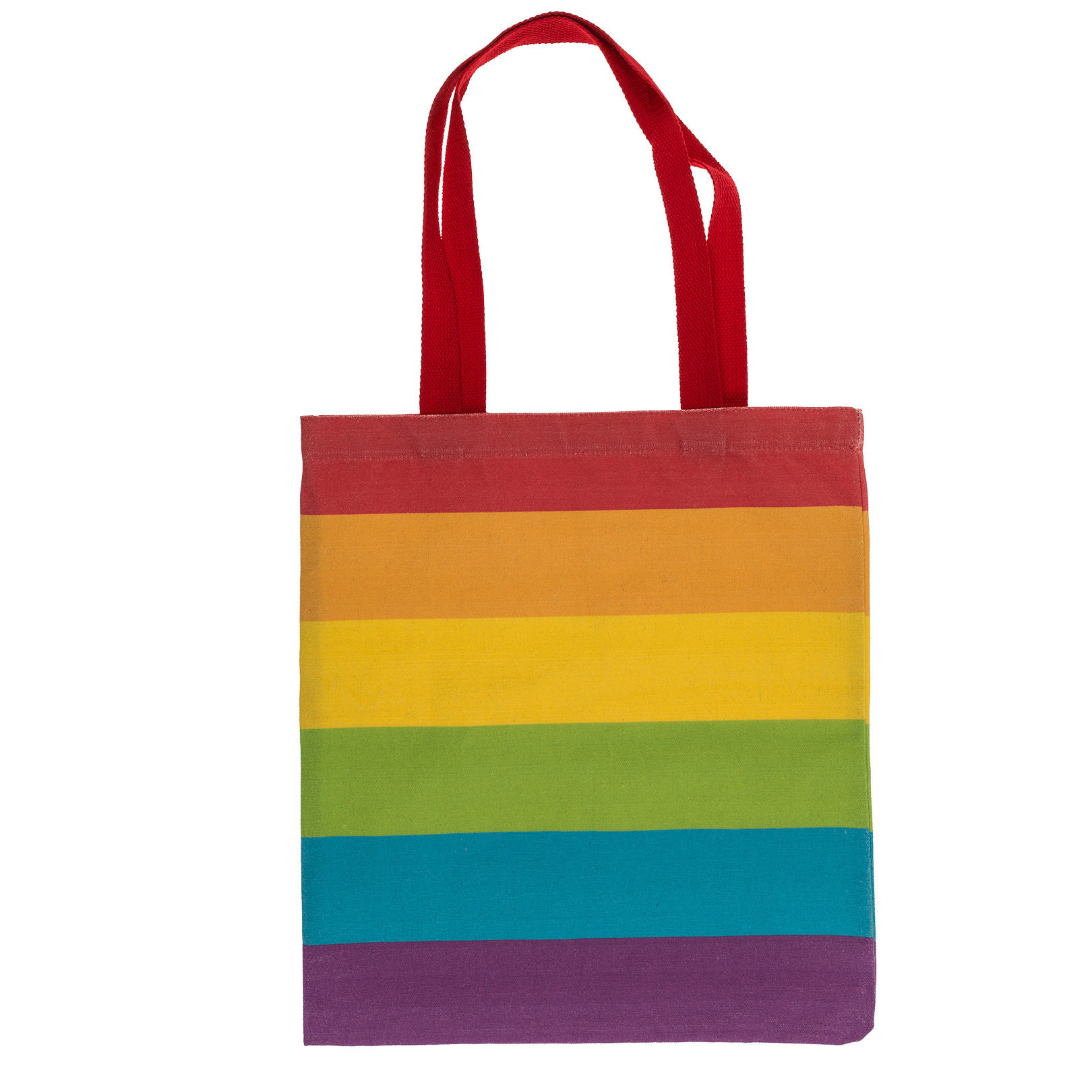 Draagtas - Pride/regenboog thema kleuren - katoen - 35 x 40 cm