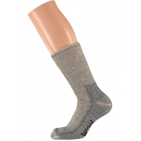 Extra warme grijze sokken maat 39/42