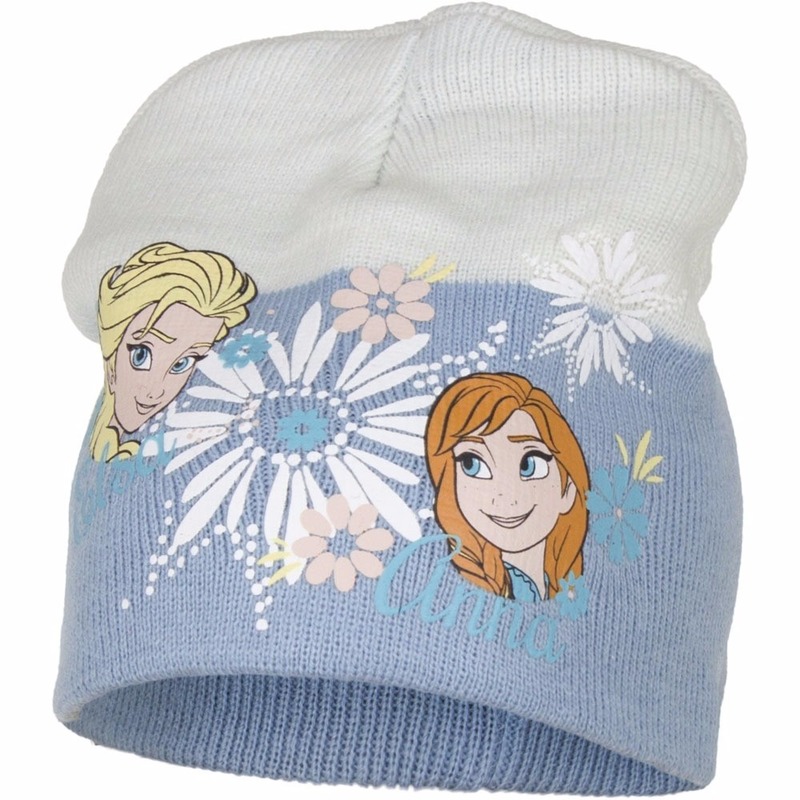 Frozen muts Elsa en Anna blauw voor meisjes