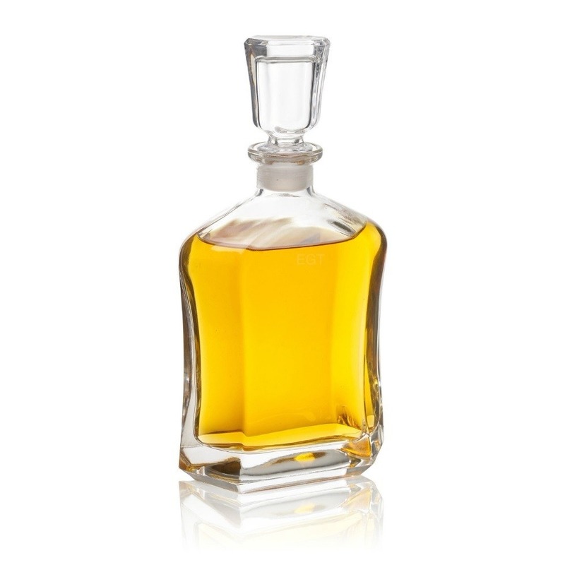 Glazen whisky-water karaf 700 ml-26 cm kristal