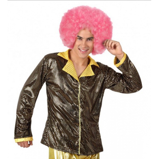 Goud disco glitter jasje voor heren