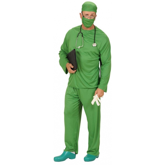 Groen chirurgen verkleed kostuum voor volwassenen