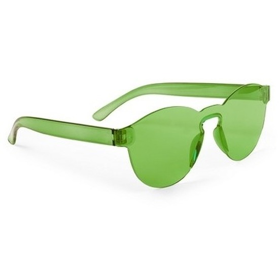 Groene verkleed zonnebril voor volwassenen