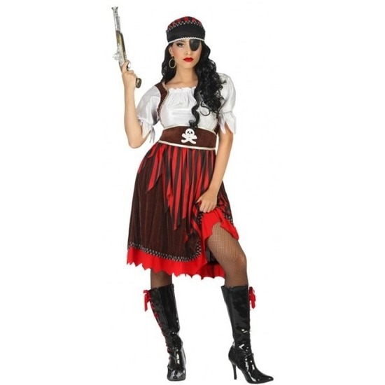 Grote maat Piraat Rachel verkleed pak-kostuum voor dames