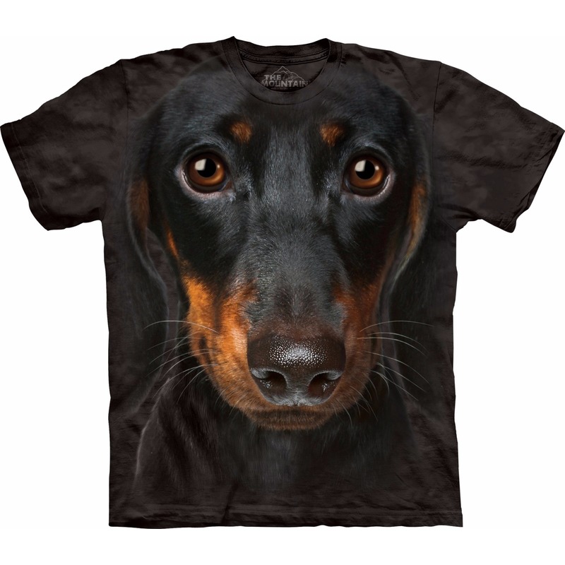Honden dieren T-shirt Teckel hond voor volwassenen