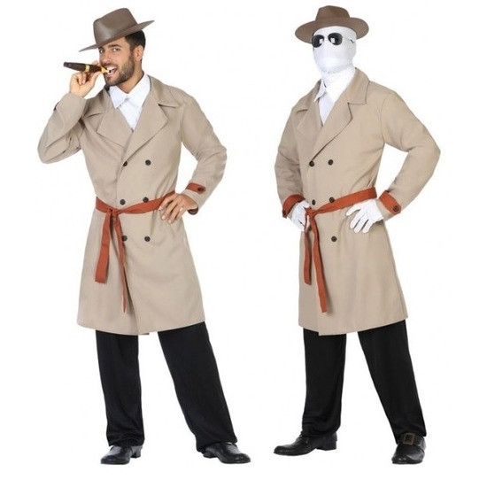 Invisible man/detective verkleed pak/kostuum voor heren