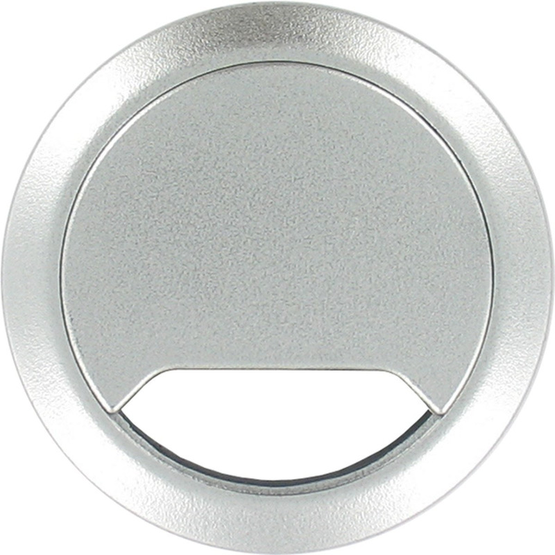 Kabeldoorvoer aluminium zilver 80 mm