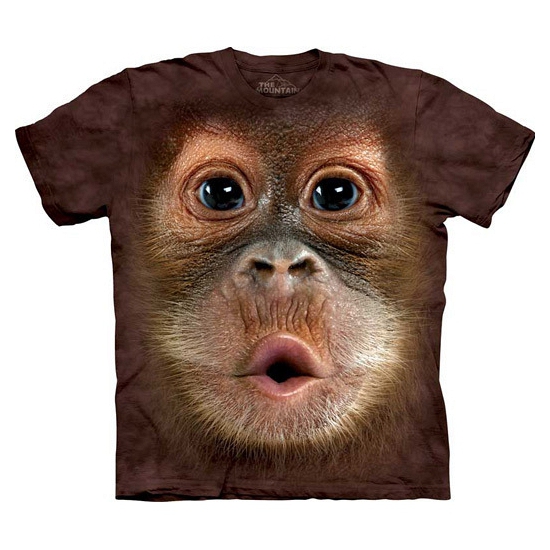 Kinder apen dieren T-shirt Orang Oetan