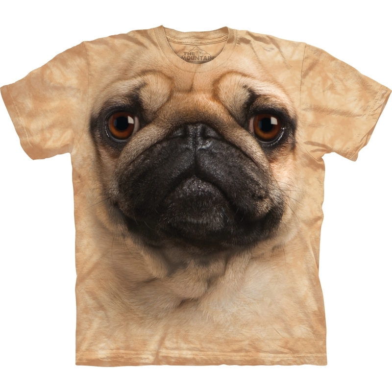 Kinder honden dieren T-shirt Mopshond