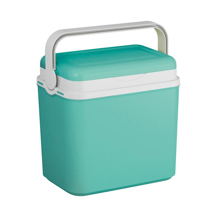 Koelbox turquoise groen 10 liter 30 x 19 x 28 cm
