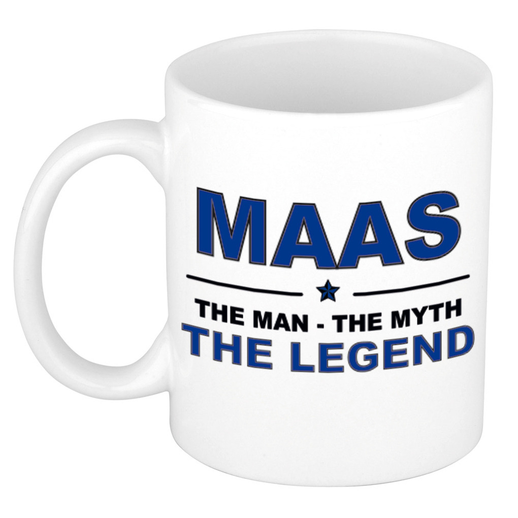 Maas The man, The myth the legend cadeau koffie mok-thee beker 300 ml