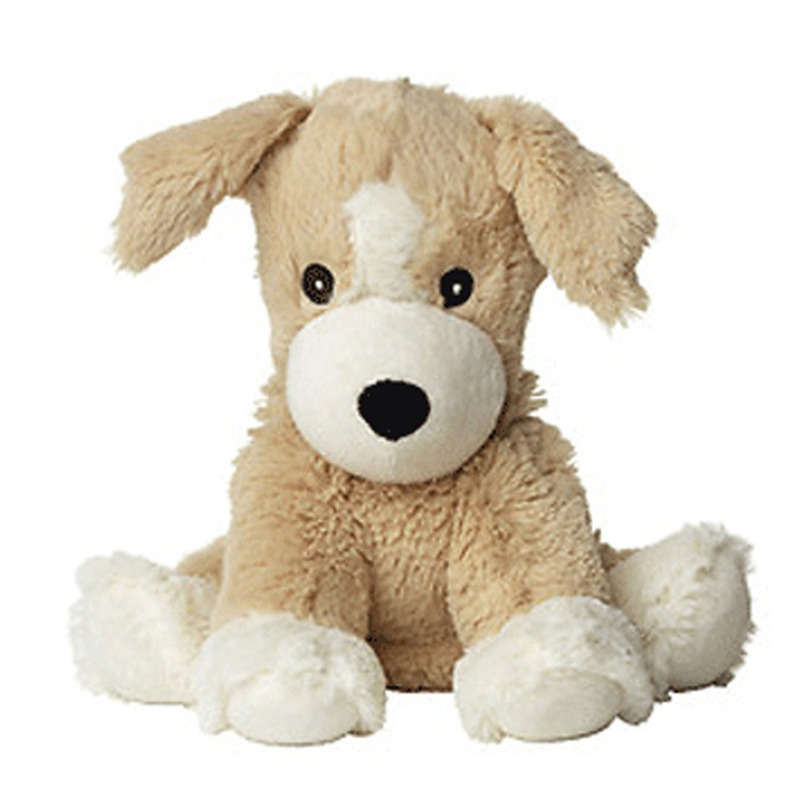 Magnetron warmte knuffel hond/puppy 34 cm