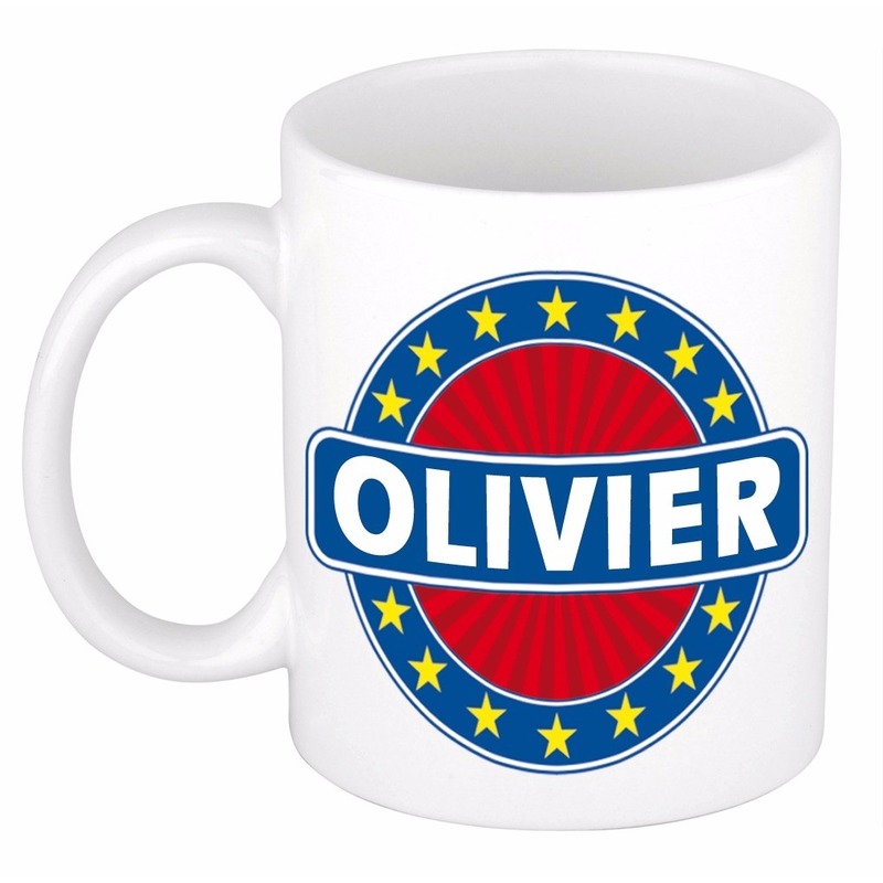 Olivier naam koffie mok-beker 300 ml