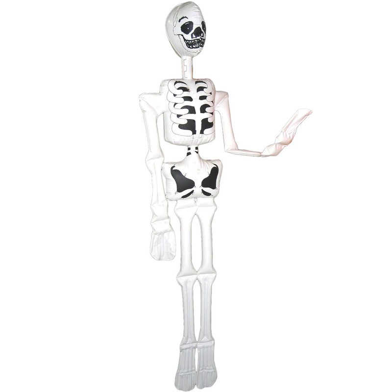 Opblaasbaar skelet/geraamte 180 cm decoratie