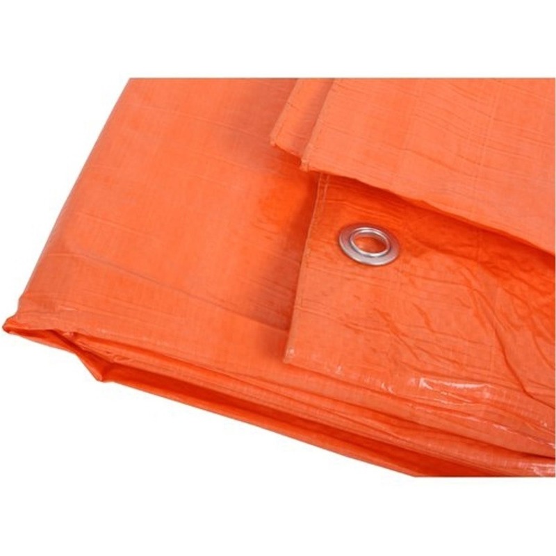 Oranje afdekzeil-dekzeil 3 x 4 meter