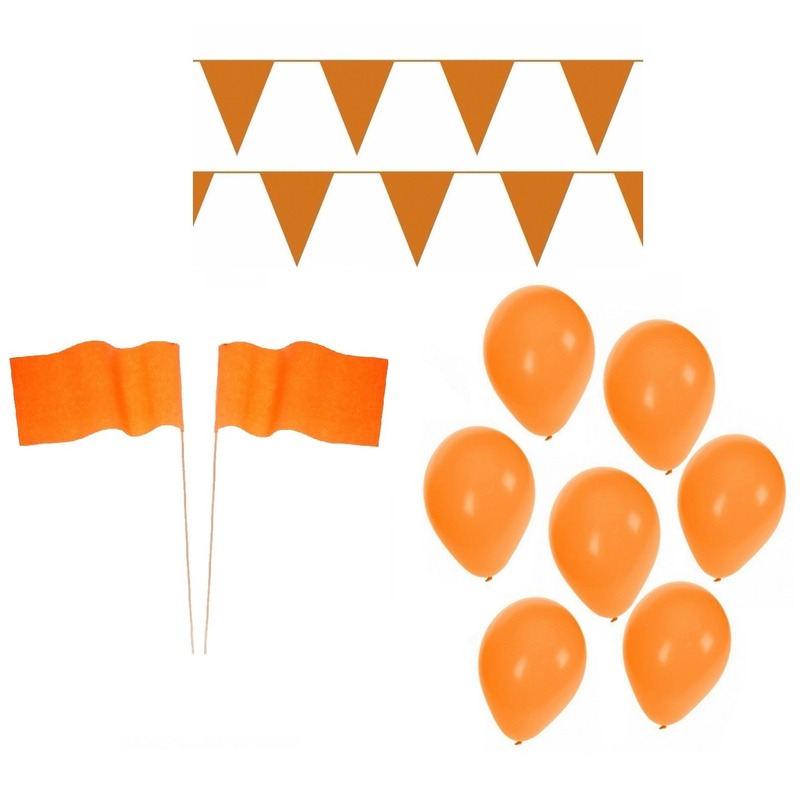 Oranje EK voetbal versiering/ feestartikelen feestpakket