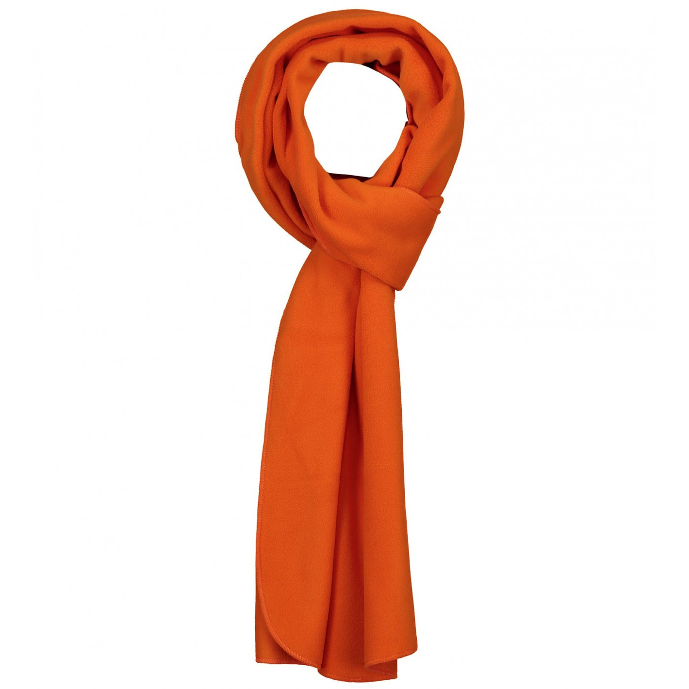 Oranje lange fleece sjaal