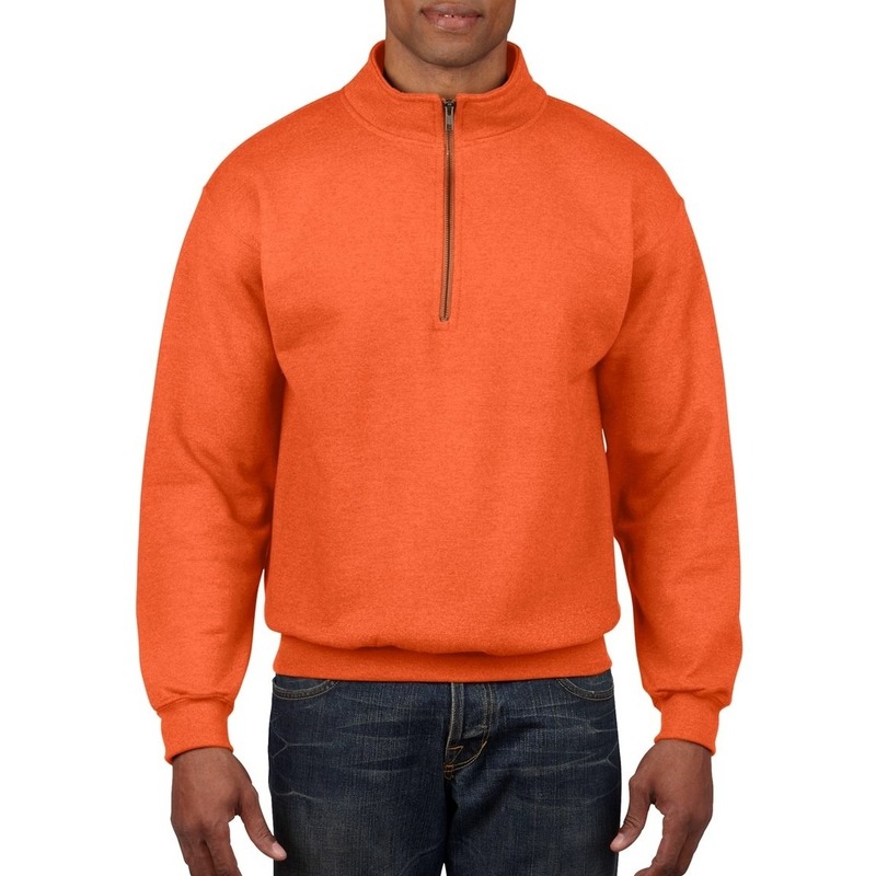 Oranje sweatshirt voor volwassenen