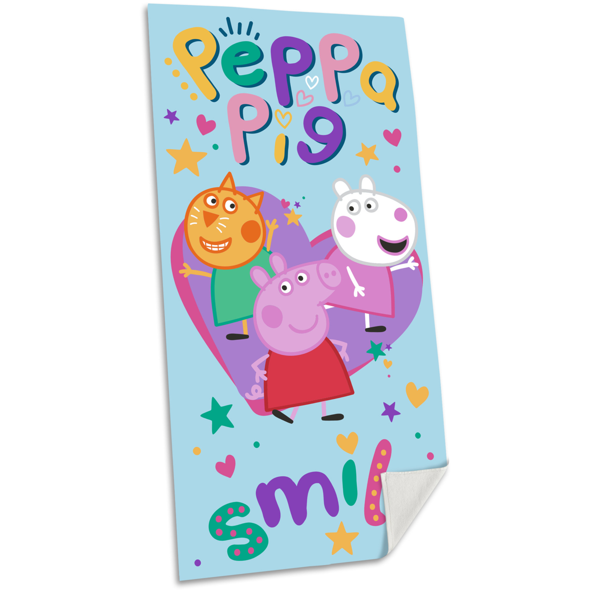 Peppa Pig strand-badlaken 70 x 140 cm katoen voor kinderen