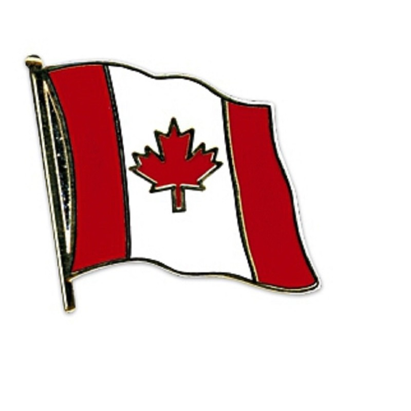Pin speldje-broche vlag Canada 20 mm