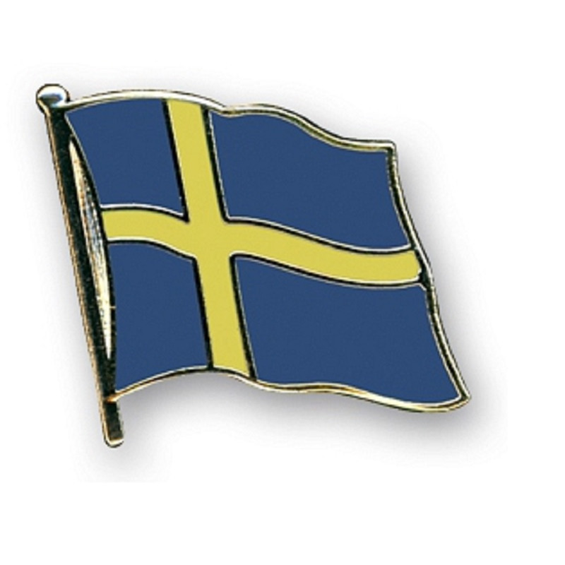 Pin speldje-broche vlag Zweden 20 mm