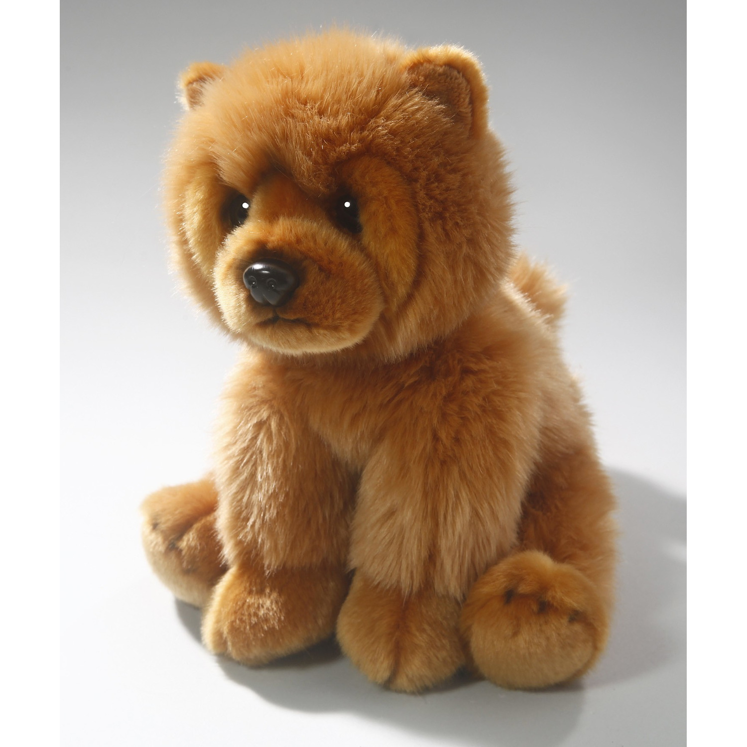 Pluche bruine Chowchow hond-honden knuffel 25 cm speelgoed