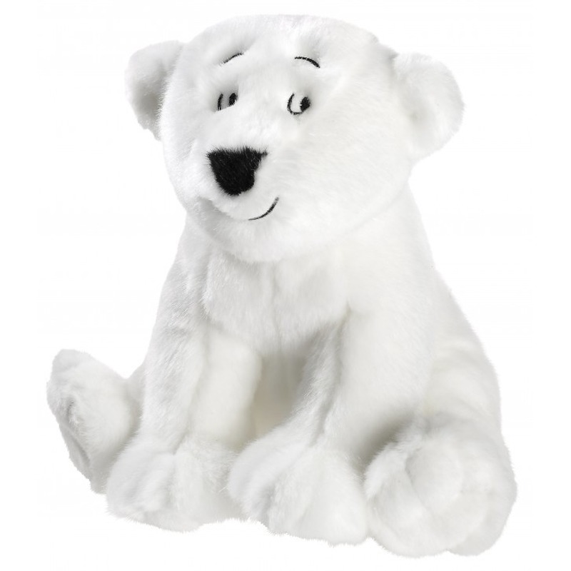 Pluche Lars de kleine ijsbeer-beren knuffel 25 cm speelgoed