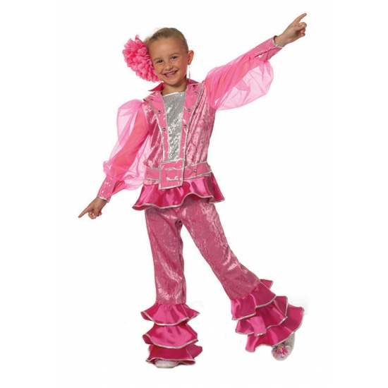 Roze Mama Mia kinder outfit