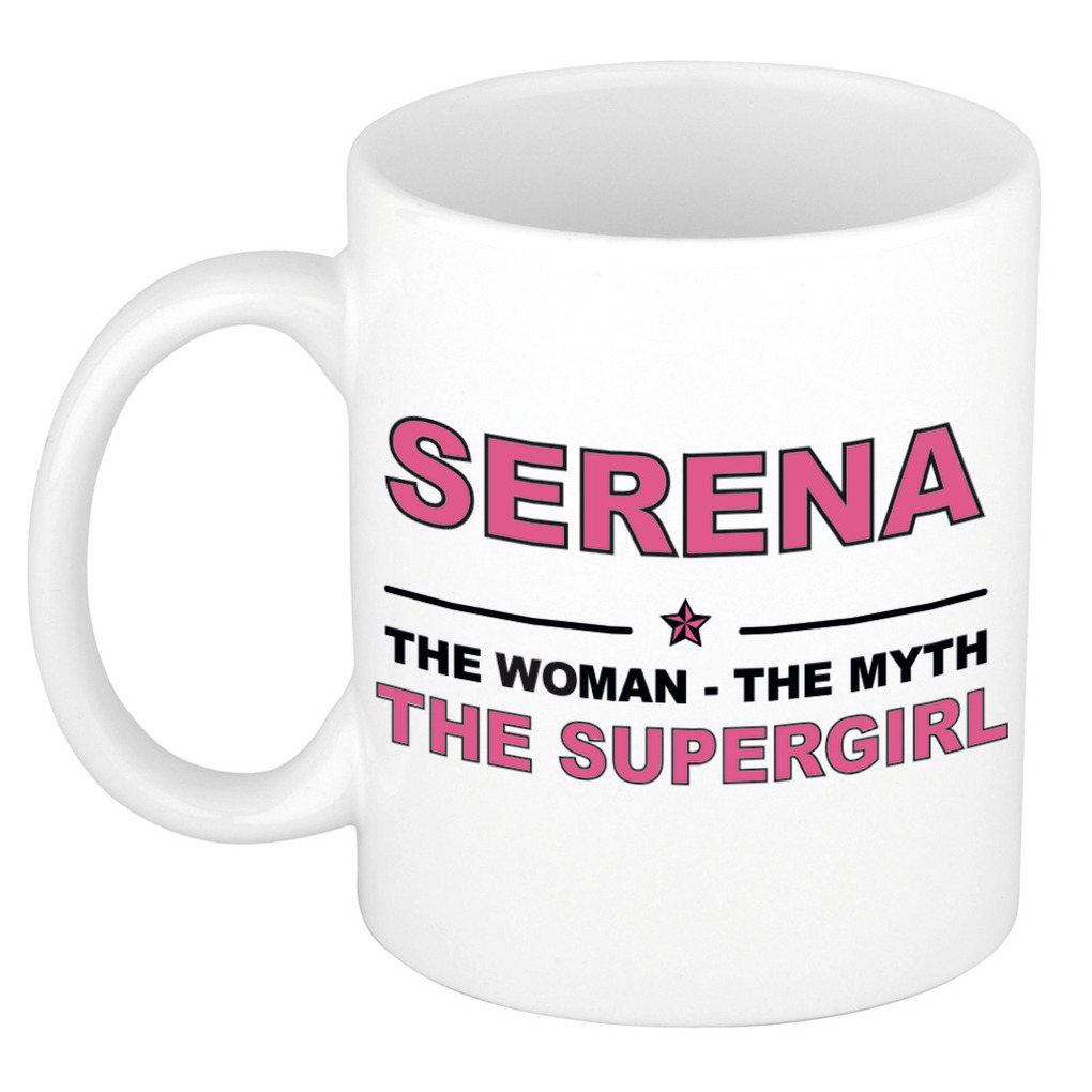 Serena The woman, The myth the supergirl cadeau koffie mok - thee beker 300 ml